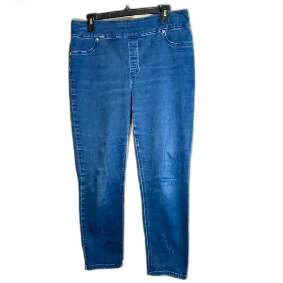 Chico’s Perfect Stretch skinny  ankle Blue Women's Jeans size 1.5 / 10 - Picture 1 of 8